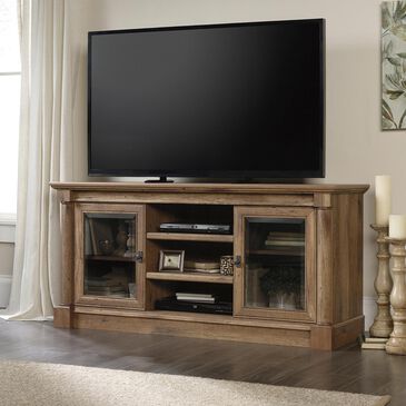 Sauder Palladia 59.5" Entertainment Credenza in Vintage Oak, , large