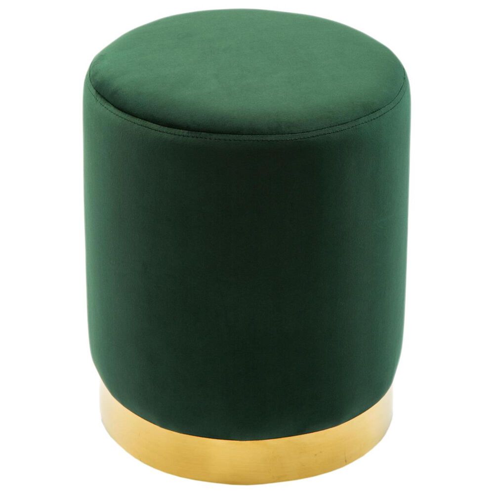 Tov Furniture Pri Ottoman in Forest Green, , large
