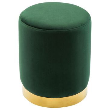 Tov Furniture Pri Ottoman in Forest Green, , large