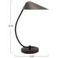 Teak Interiors Secret Garden Metal Table Lamp in Black, , large