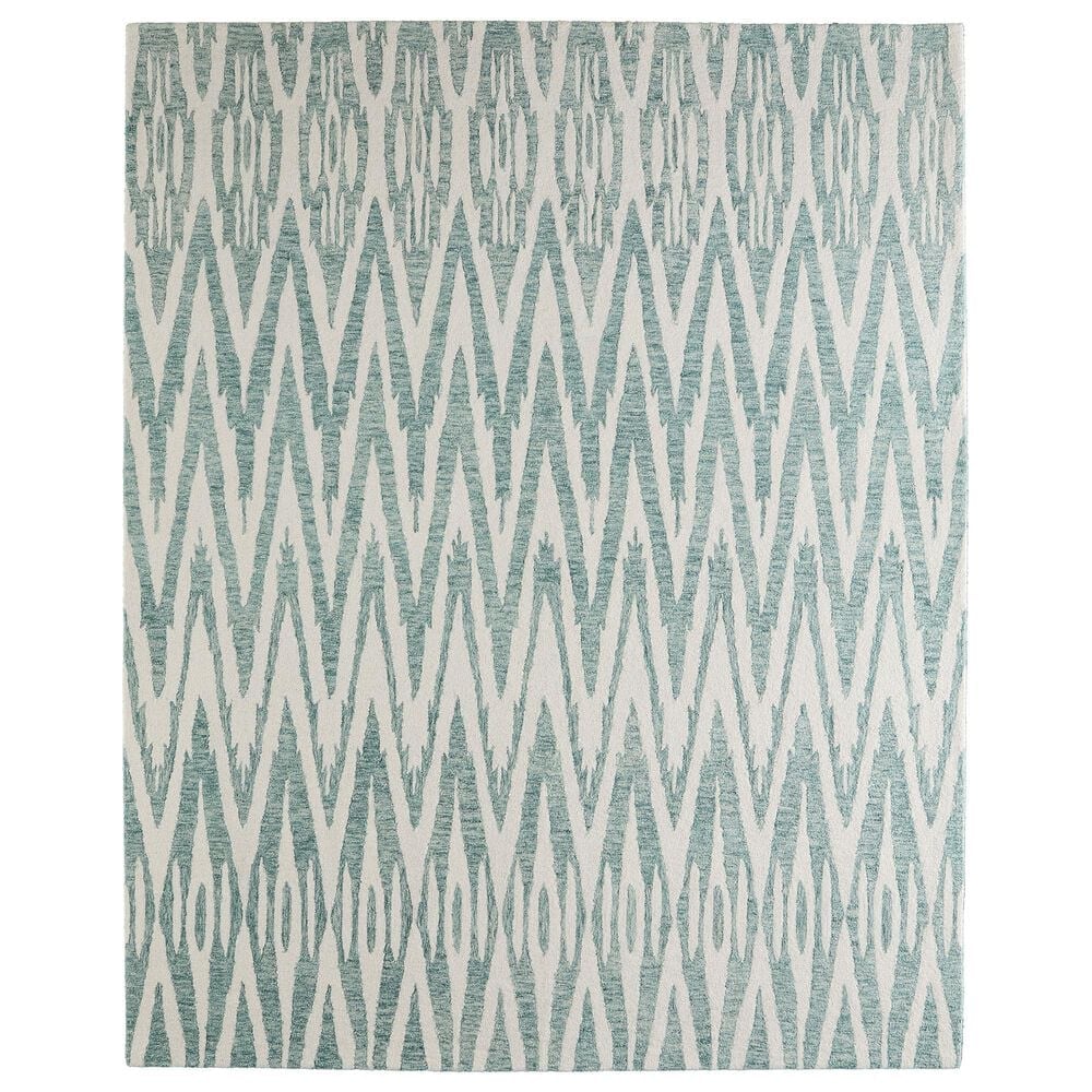 Feizy Wallace Teal 9" x 12" Area Rug, , large
