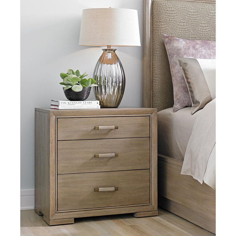 Lexington Furniture Shadow Play Marceline Nightstand in Taupe Gray, , large