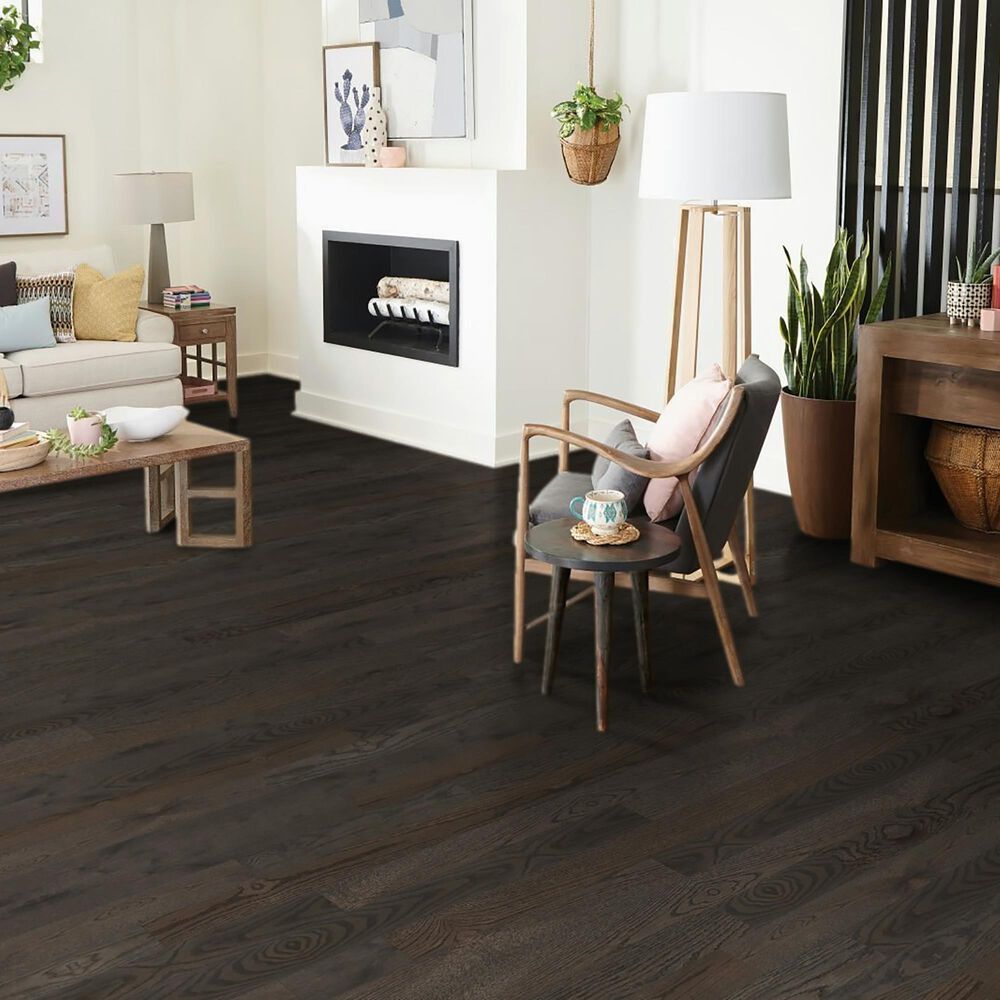 Hartco Prime Harvest Silver Oak High Gloss Red Oak 5&quot; Solid Hardwood, , large