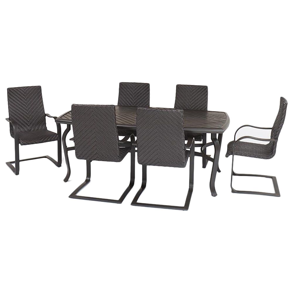 RST Brands Barcelo 7-Piece Wicker Patio Dining Set in Espresso, , large
