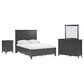 Urban Home Grace 4-Piece King Bedroom Set in Raven, , large