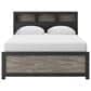 Ashley Broachmyn 5 Piece Queen Bookcase Bed Set in Black and Gray, , large