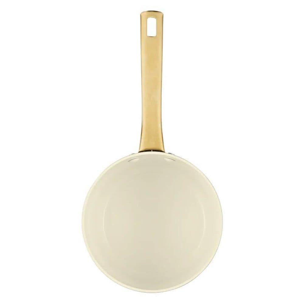 Farberware Forged Induction Ceramic Nonstick Saucepan with Lid - 3 Quart in Taupe, , large