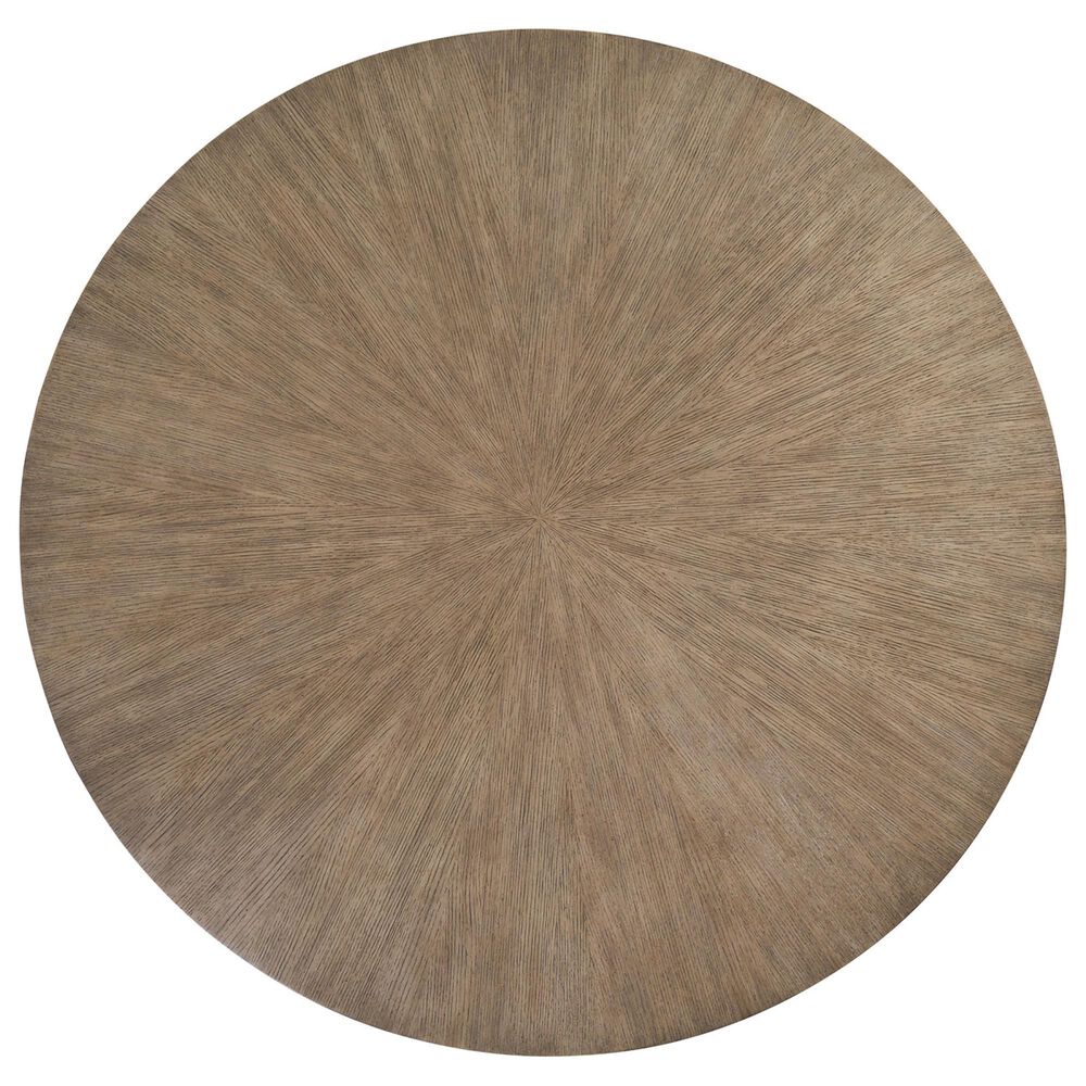 Lexington Furniture Zanzibar Regent Round Dining Table in Medium Taupe and Deep Espresso - Table Only, , large