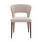 Monroe Ruby Dining Table and 6 Dining Chairs in Gloss White and Natural, , large