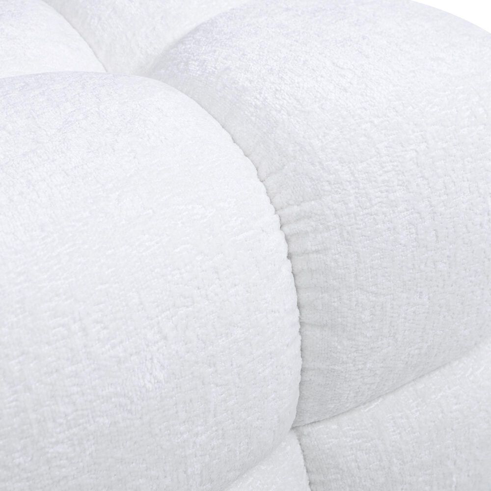 Jennifer Taylor Home Pixel Pouf Ottoman in Almond White, , large