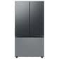 Samsung Bespoke Bespoke 3-Door French Door Refrigerator Top Panel in Matte Black Steel, , large