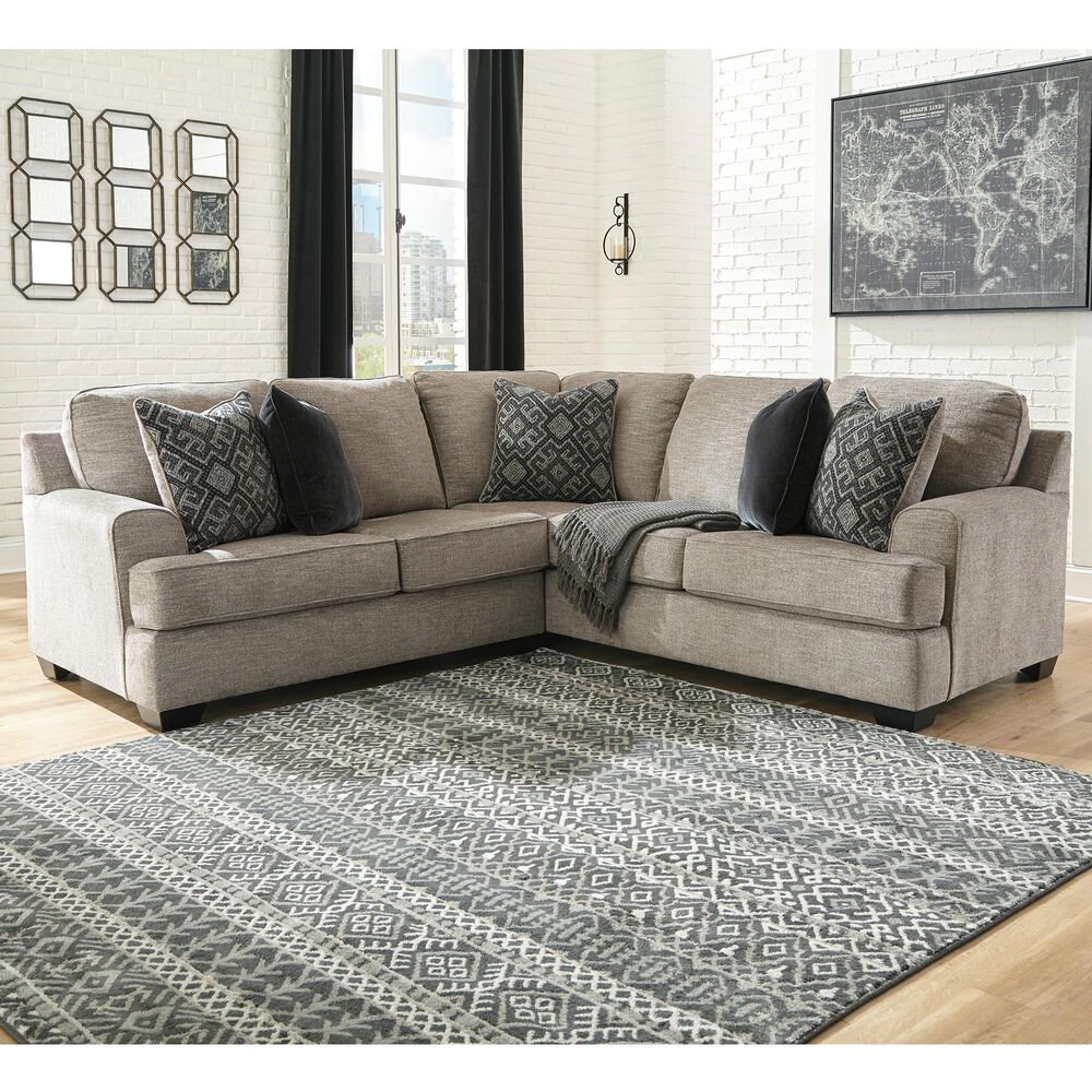 Signature Design by Ashley Bovarian 2-Piece L-Shaped Sectional in Stone, , large