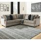 Signature Design by Ashley Bovarian 2-Piece L-Shaped Sectional in Stone, , large