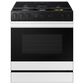 Samsung Bespoke Bespoke 6.0 Cu. Ft. Smart Slide-In Gas Range with Reversible Griddle and 23K BTU Power Burner in White Glass, , large