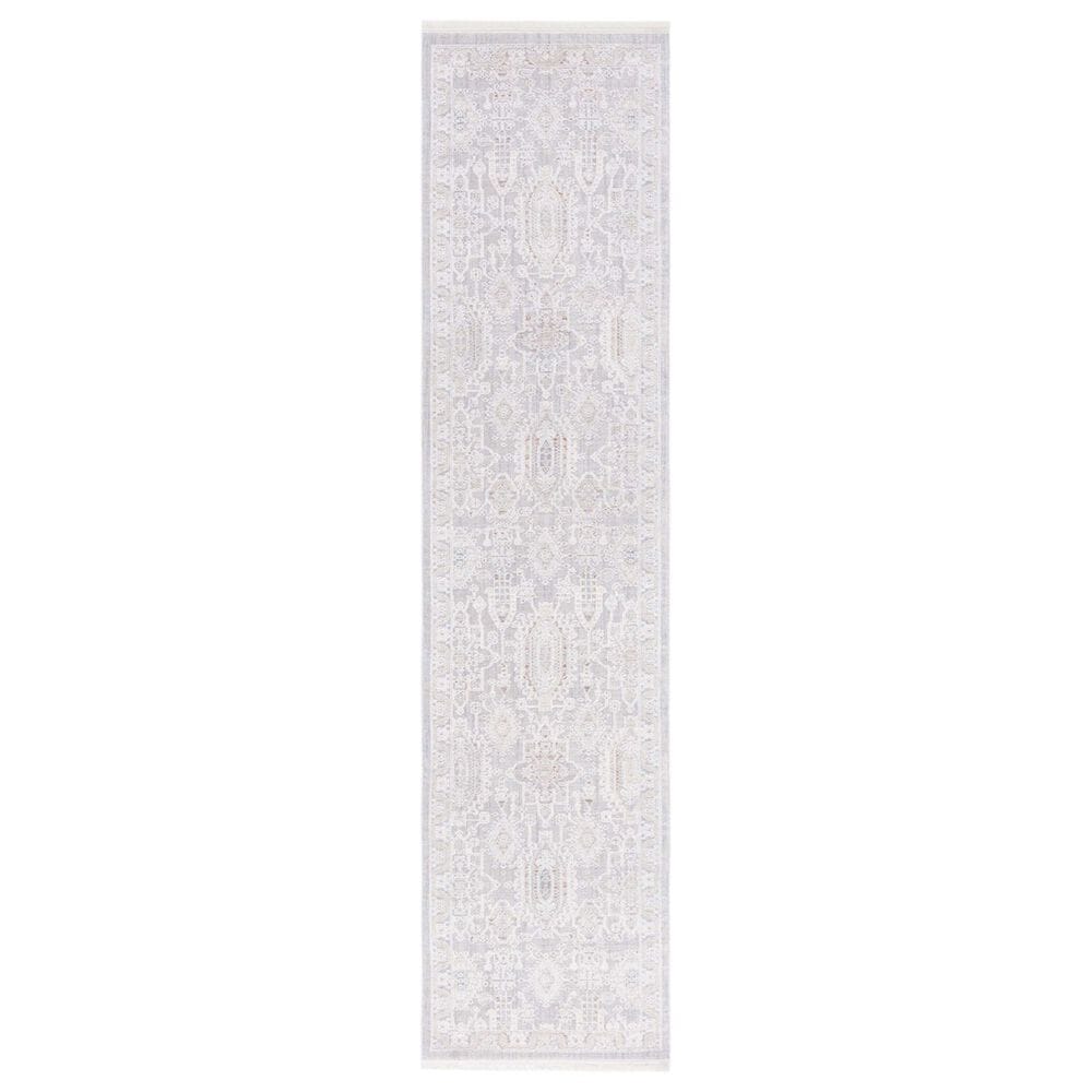 Safavieh Marmara 2" x 8" Grey, Blue and Rust Runner, , large