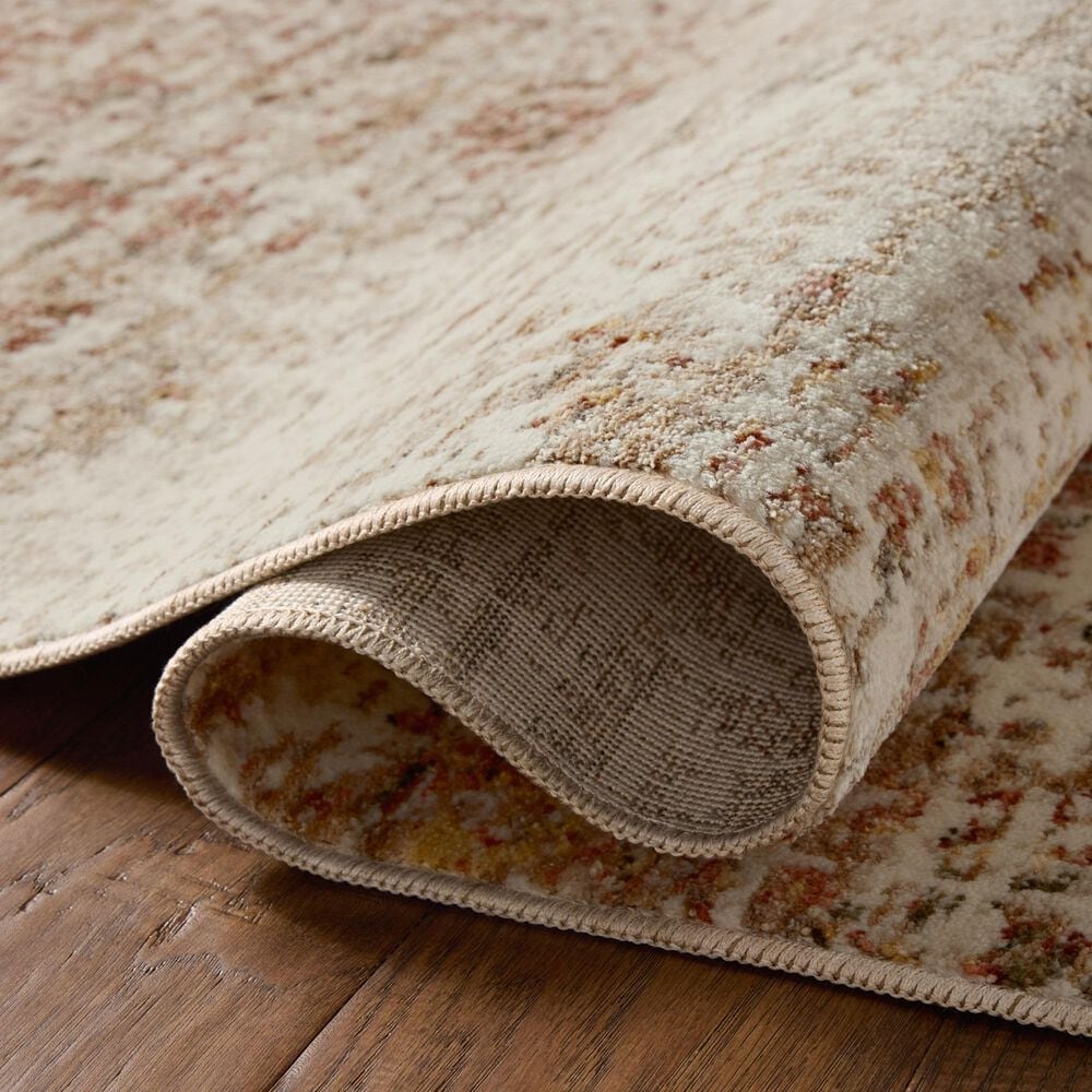 Loloi Nellie Natural and Sunset 3&#39;11&quot; x 5&#39;7&quot; Area Rug, , large