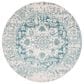 Safavieh Madison MAD603J 5" Round Teal and Ivory Area Rug, , large