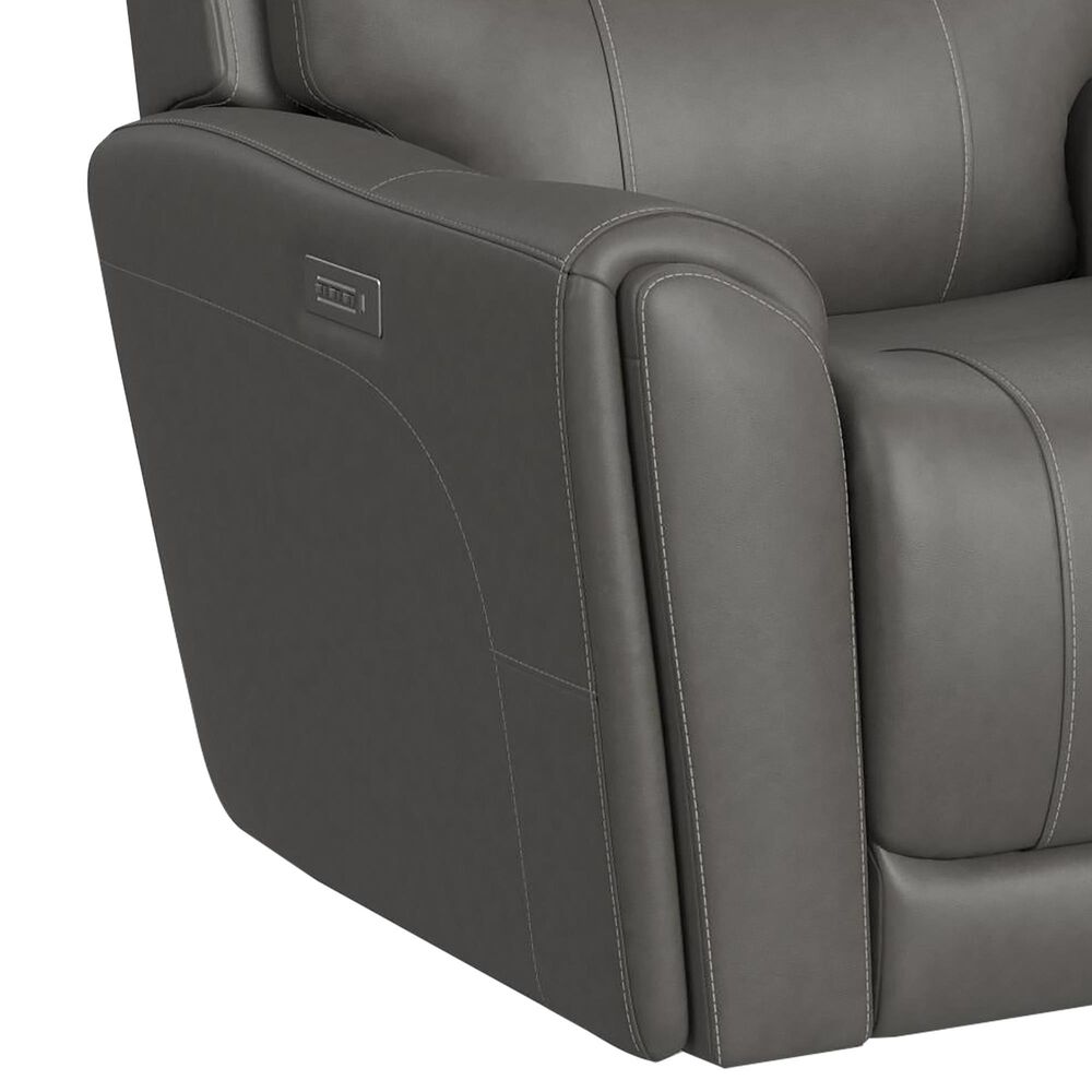 Oxford Furniture Carter 3-Piece Power Reclining Living Room Set in Smoke Gray, , large