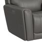 Oxford Furniture Carter 3-Piece Power Reclining Living Room Set in Smoke Gray, , large