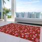 Dalyn Rug Company Wonderland WN18 3" x 5" Red Indoor/Outdoor Area Rug, , large