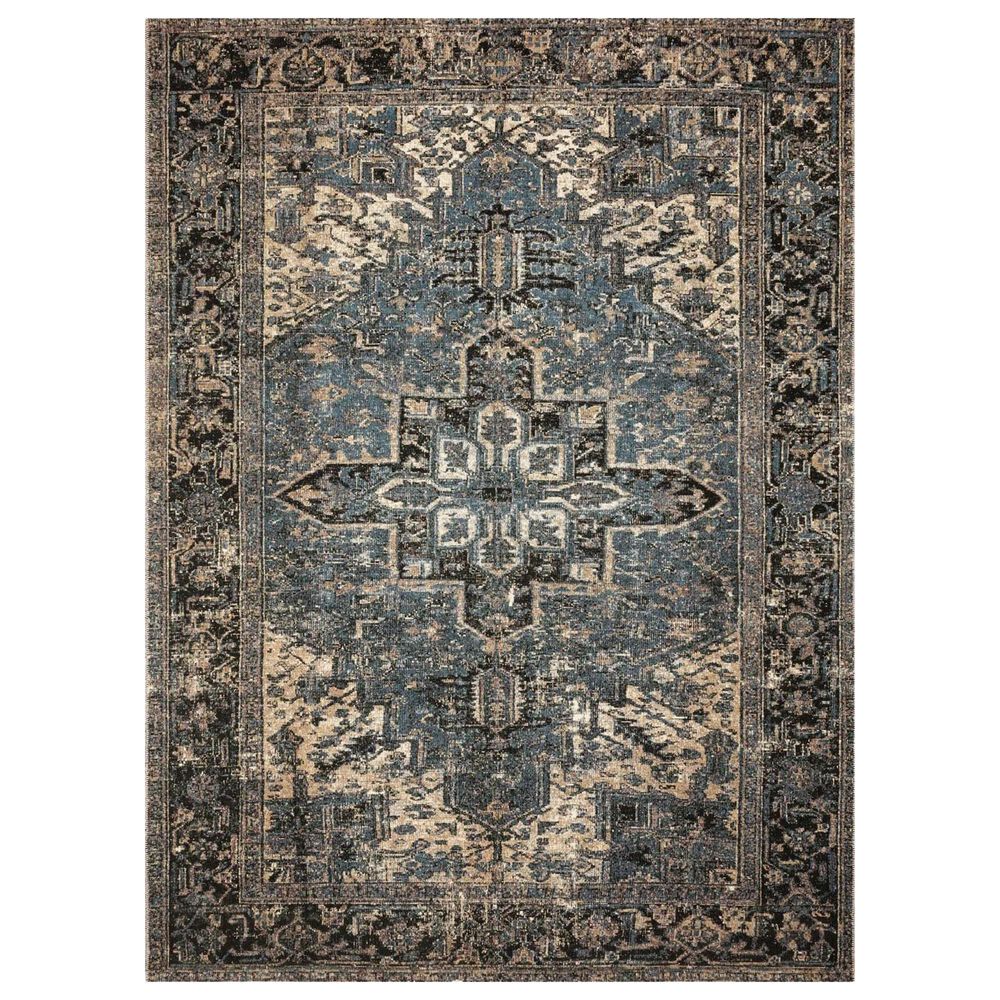 Loloi Sebastian SEB-02 6"7" x 9"4" Ocean and Midnight Area Rug, , large
