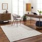 Surya Piazza PZZ-2304 6" x 9" White, Beige, Charcoal, Light Grey Area Rug, , large