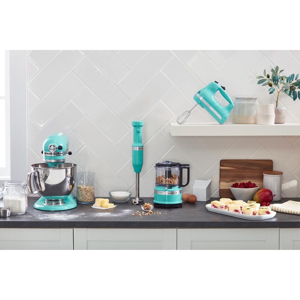 KitchenAid Corded Variable Speed Hand Blender in Aqua Sky, , large