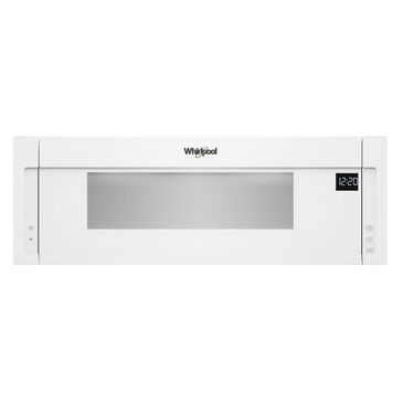 Whirlpool 1.1 Cu. Ft. 1000 watt Low Profile Microwave Hood Combination in White, , large