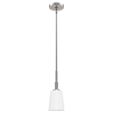 Hunter Nolita Mini 1-Light Pendant in Brushed Nickel, , large