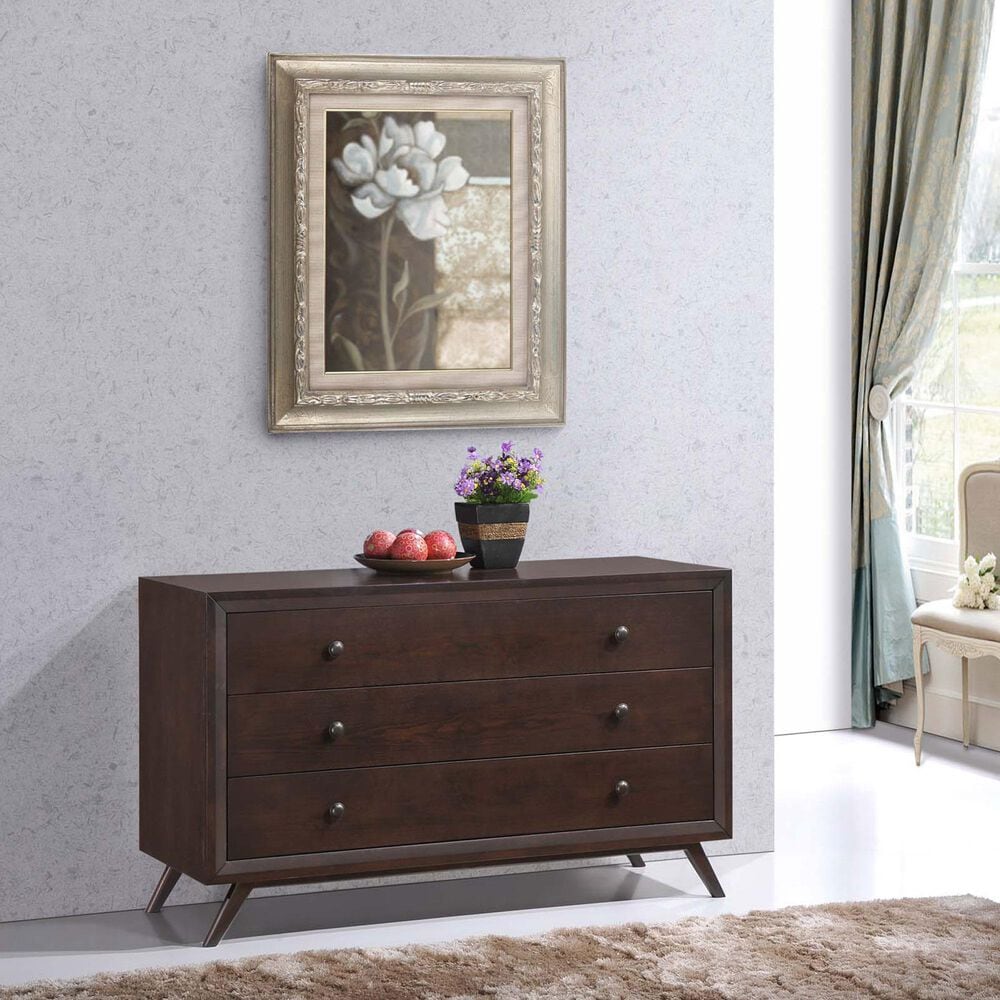 Modway Tracy 3-Drawer Dresser in Cappuccino, , large