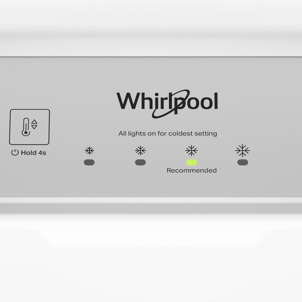 Whirlpool 18 Cu. Ft. Top Freezer Refrigerator with Total Coverage Cooling in Black, , large