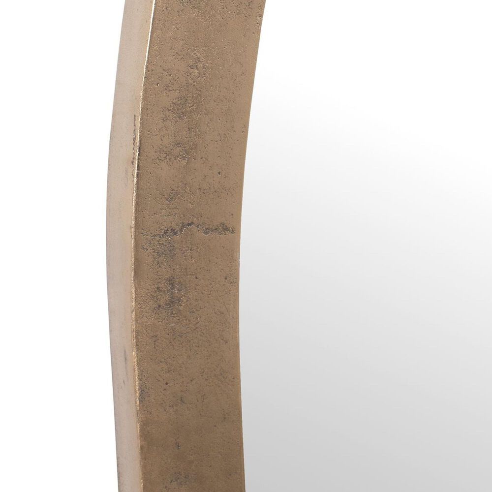 Uttermost Vestry Arch Leaner Mirror in Antique Brass, , large