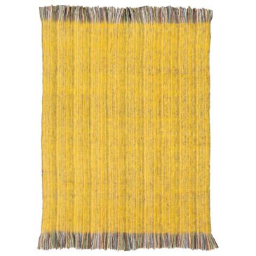 Surya Stowe 50" x 70" Throw in Yellow/Pink/Black, , large