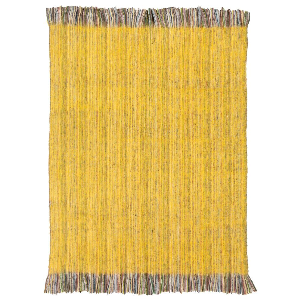 Surya Stowe 50" x 70" Throw in Yellow/Pink/Black, , large