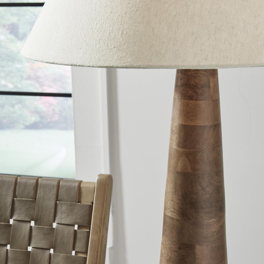 Ashley Danset Floor Lamp in Honey Brown, , large