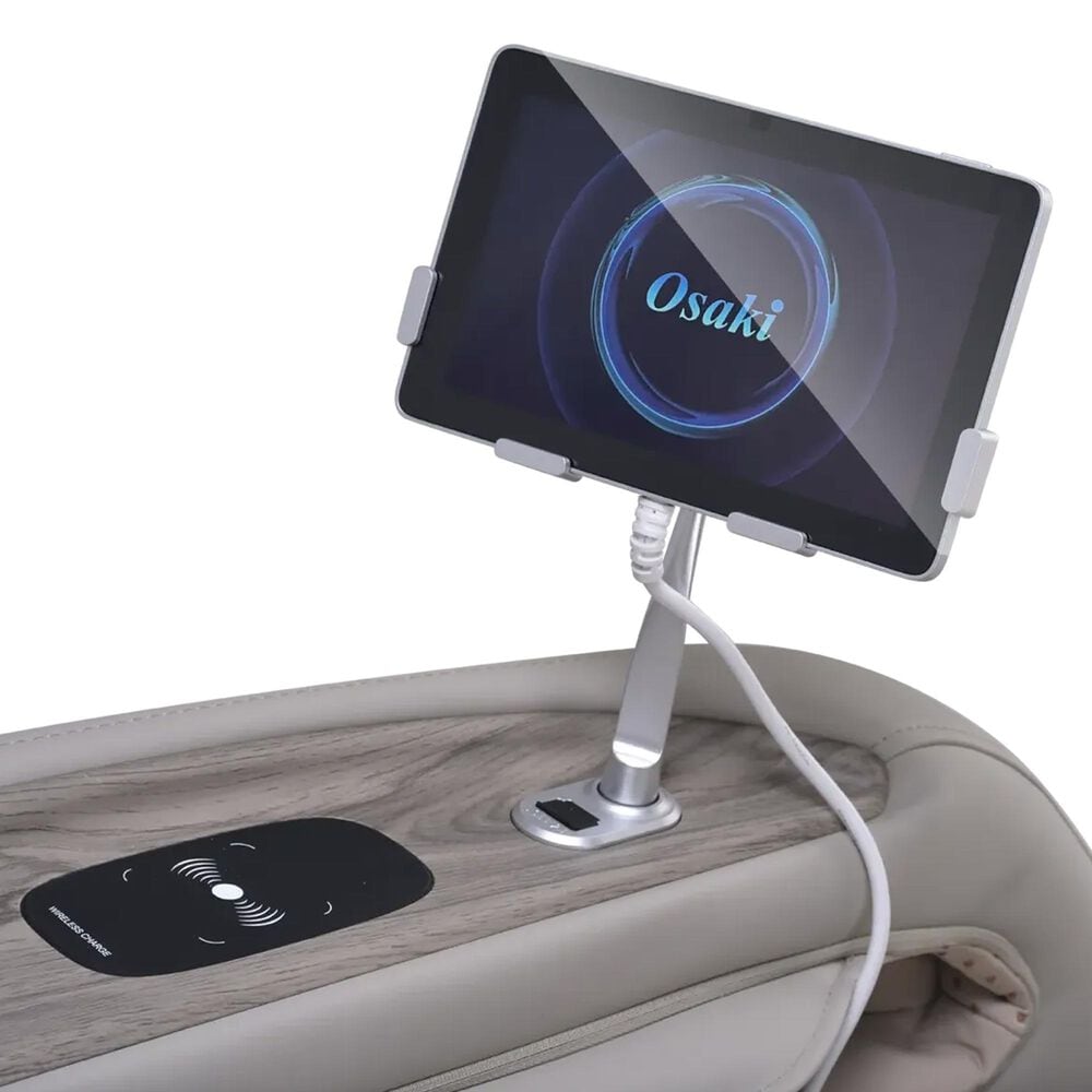 Osaki Platinum 4D and 3D Manhattan Duo Zero Gravity Massage Chair in Taupe, , large