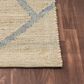 37B Willow Abstract Blue 9" x 12" Area Rug, , large