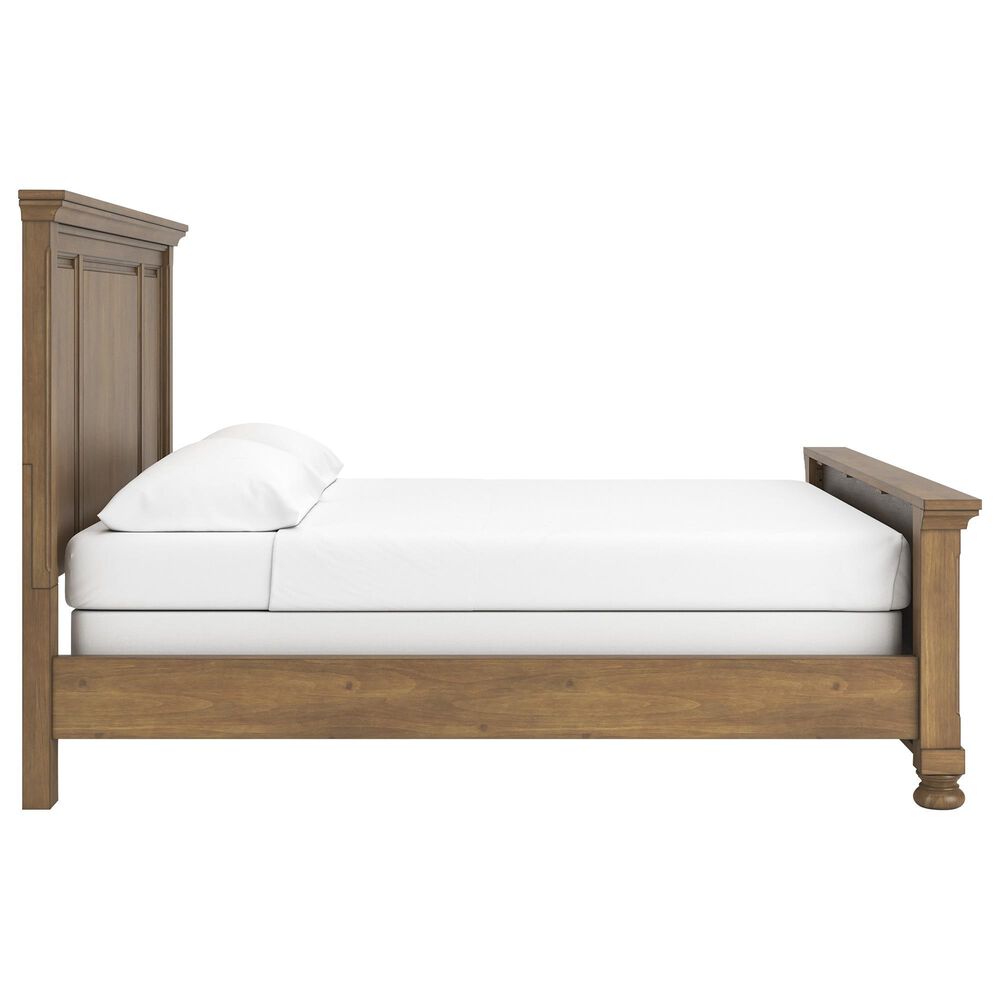 Ashley Feddinger California King Panel Bed in Chestnut Brown, , large