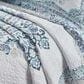 Royal Court Afton 2-Piece Twin/Twin XL Quilt Set in Blue and White, , large
