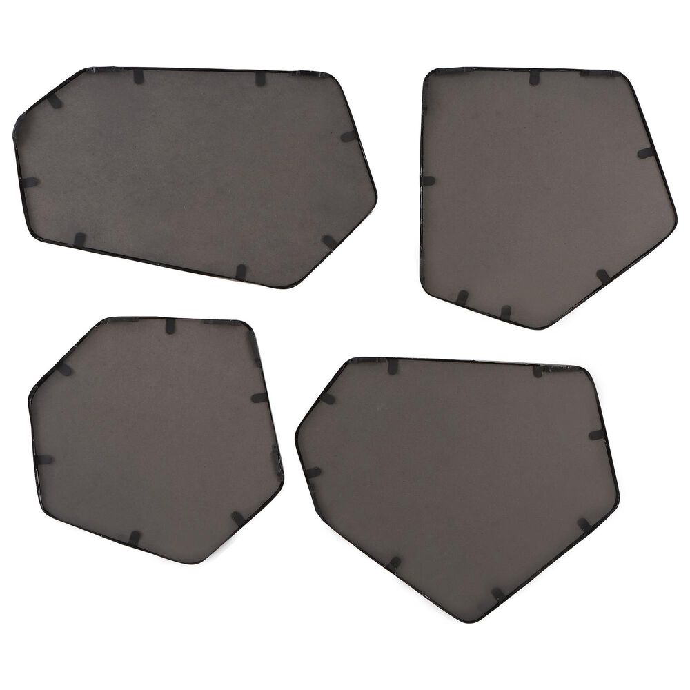 Uttermost Linneah Mirror in Black &#40;Set of 4&#41;, , large