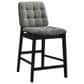 Coaster Redbridge Counter Stool with Grey Cushion in Black, , large