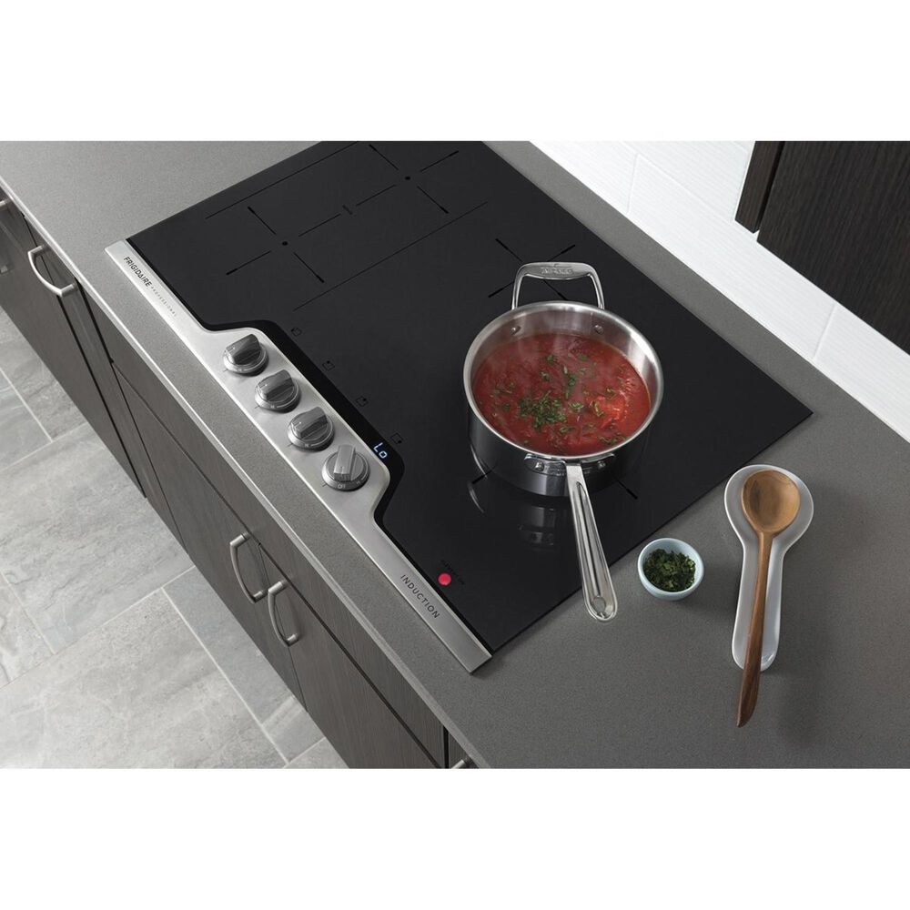Frigidaire Professional 30&#39;&#39; Induction Cooktop in Black and Stainless Steel, , large