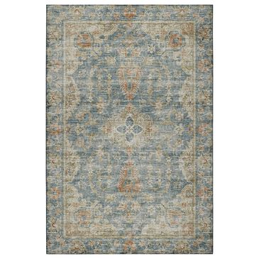 Dalyn Rug Company Tuscany 2"6" x 12" Teal Indoor/Outdoor Runner, , large
