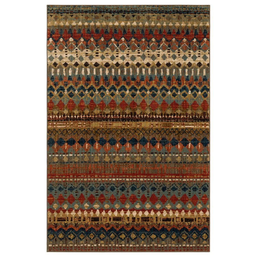 Karastan Spice Market Saigon Multicolor 12" x 15" Area Rug, , large