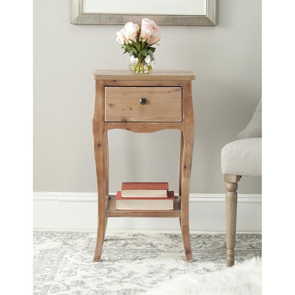 Safavieh Thelma End Table With Storage Drawer  in Red Maple, , large