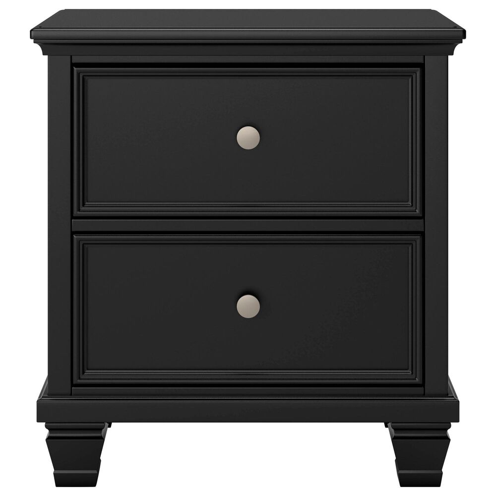 Ashley Lanolee 2-Drawer Nightstand in Black, , large