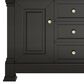 James Martin Vanities Brookfield 48" Single Bathroom Vanity in Black Onyx with 3 cm Victorian Silver Silestone Top, Rectangle Sink and FreePower Wireless Charger, , large