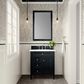 James Martin Vanities Brittany 30" Single Bathroom Vanity in Black Onyx with 3 cm White Zeus Quartz Top and Rectangular Sink, , large