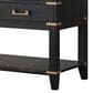Lexora Home Norwalk 60" Double Bathroom Vanity in Black Oak with White Carrara Marble Top and Rectangular Sinks, , large