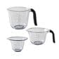 KitchenAid Gourmet 3-Piece Measuring Jugs in Onyx, , large